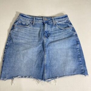 Old‎ Navy Skirt Size 0 Blue Women's Solid Cotton